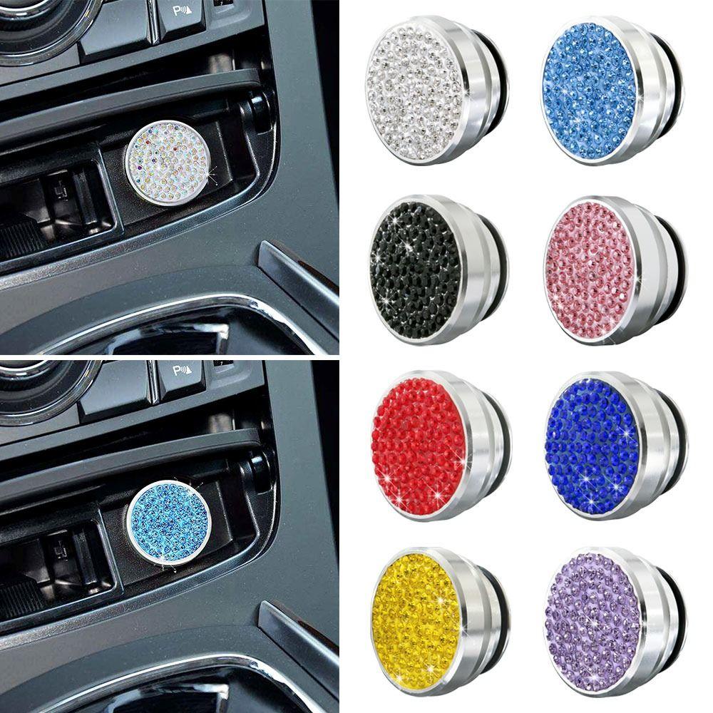 

Bling автомобильный прикуриватель Кристалл Аксессуары для интерьера автомобиля Креативная вилка пылезащитный чехол