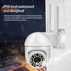 Surveillance Camera-Night Vision,Wide Angle 360 Degree Panoramic, High Resolution,Motion Detection,IP66 Waterproof,Home Security Camera,WiFi Monitor