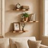 Minimalist Wooden Cloud Shaped Wall Display Shelves Wall Mounted Decorative Picture Display Rack Rustic Wall Shelf Farmhouse