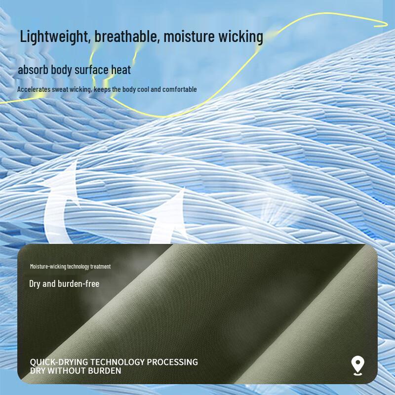 GENIOLAMODE Men's Ice Silk Straight Cropped Casual Pants