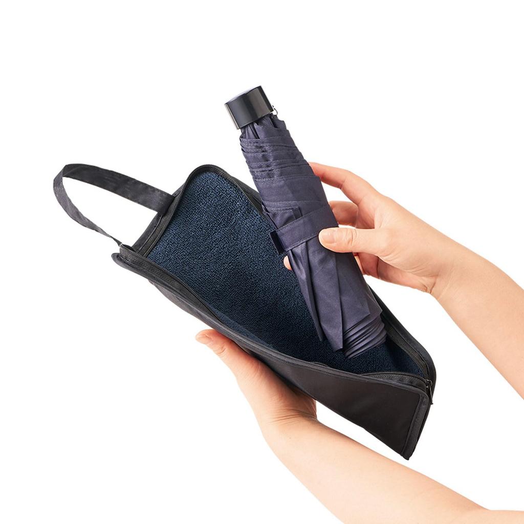 Case UV Folding Sun Waterproof Umbrella UV Suitable for Both Sunny and Rainy and with Storage Rain Gift [Waterproof, Water-Absorbing Included]