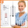 Irigator bucal Ață dentară portabilă cu jet de apă reîncărcabil prin USB Scoretor de dinti cu 4 jeturi 220ml 3 moduri IPX7 1400rpm