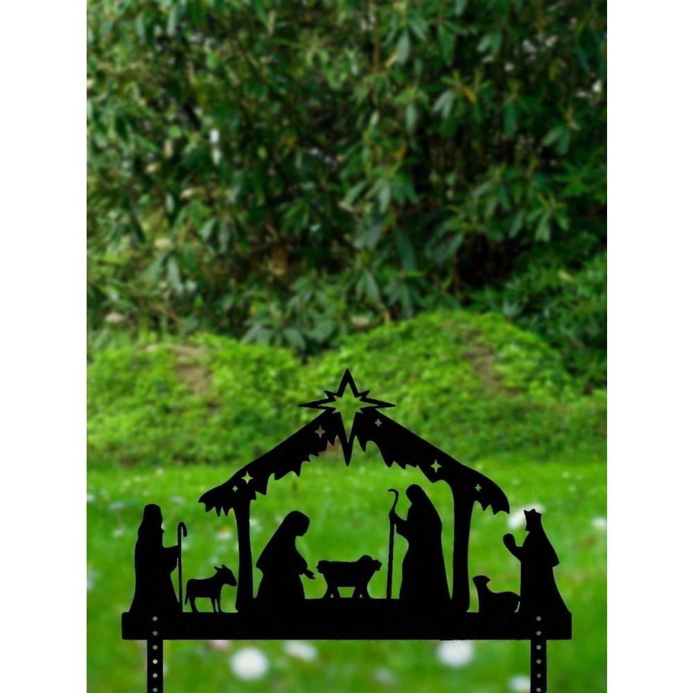Outdoor Nativity Scene Projector Light, Christmas Laser Projector for Yard Wall Decor, Waterproof Holy Family Night Lamp for Holiday Party Decoration