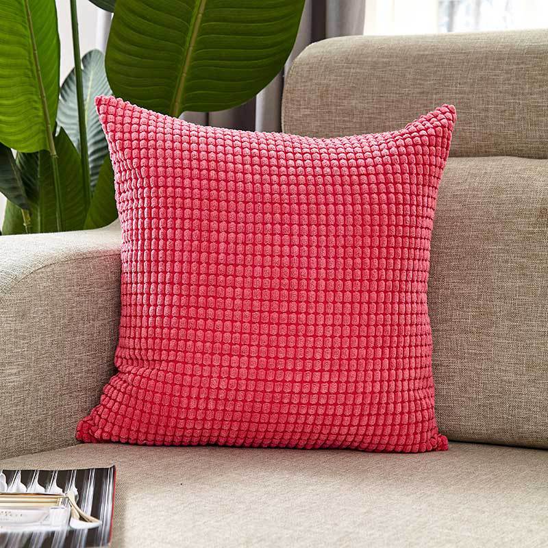 Pillow Cover Corn Velvet Sofa Ins Nordic Cushion Cover Pillow Cover Corduroy Bedroom Sofa Cushion Cushion