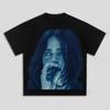 Billie Eilish Y2k Graphics Cotton Unisex Shirt 2026 New Short Sleeve Unisexs Womens Fashion Hiphop 2026 Summer Tshirt Fan Gifts