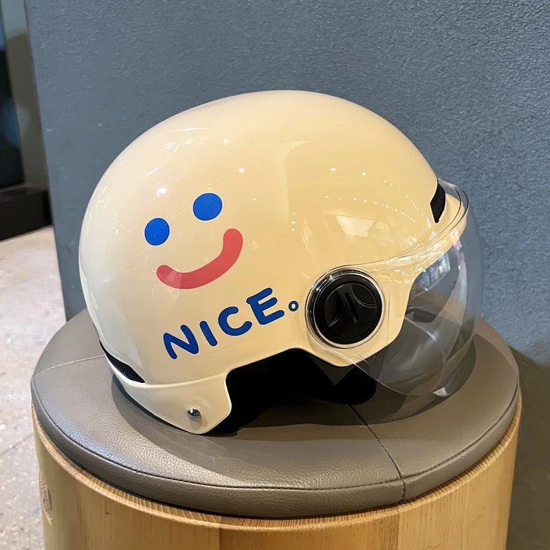 Electric Bicycle & Motorcycle Helmet: Personalized Cartoon Summer Sun Protection for Men & Women