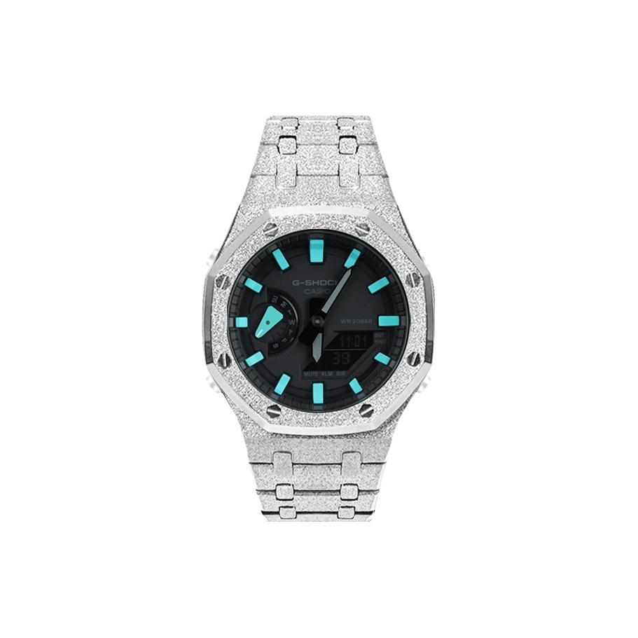 

CASIO Unisex Liquid Crystal/Analog Dual Display Series 48.5mm Black Watch GA-21000-1A1- Regular Watch Box
