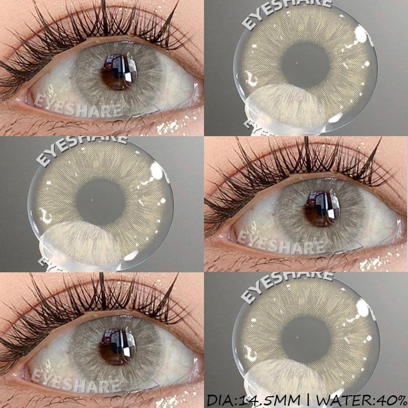 1 Pair Purple Contact Lenses for Eyes Beauty Pupils Makeup Eye Lenses Natural Brown Eye Lens Fashion Pink Lenses Yearly