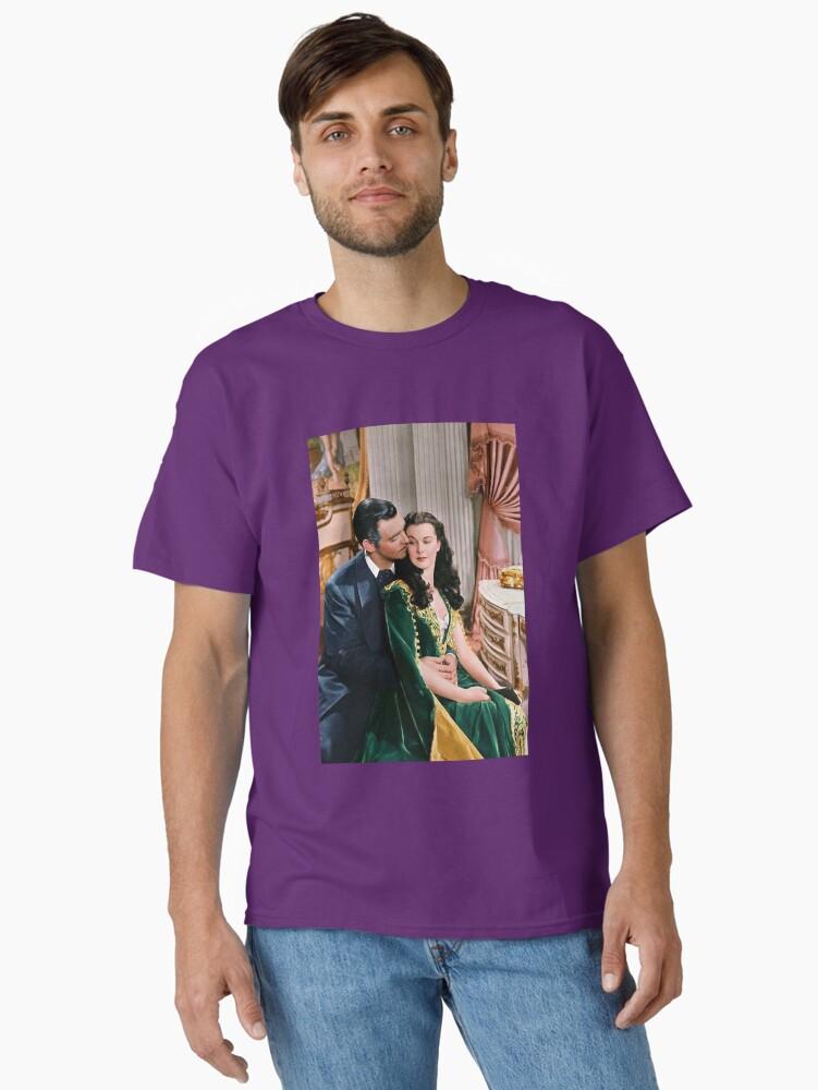 Gone with the Wind Retro Making Out With You Scarlett O'Hara Proverbs Classic T-Shirt