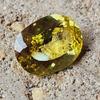 14 Ct Heated PITAMBARI Yellow Sapphire Oval Cut CERTIFIED Loose Gemstone