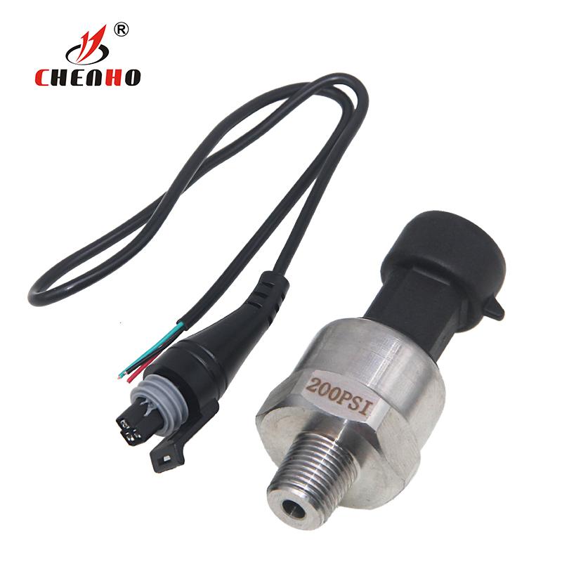UNIVERSAL 5V 1/8 NPT PRESSURE TRANSDUCER SENDER 30/100/150/200/300/500/1000 PSI OIL FUEL AIR WATER W/ CONNECTOR Switches Oil Pressure 6