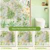 Fenster Sichtschutzfolie Buntglas Blumen Fensteraufkleber Statisch UV-Schutz Bunte Aufkleber für Glasfenster Türen