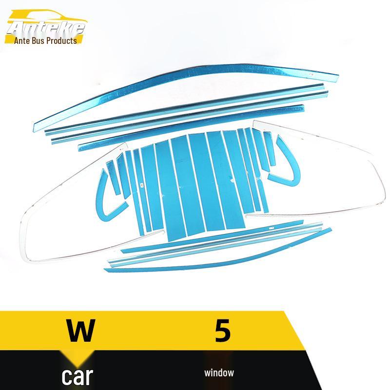 Roewe W5 Window Stainless Steel Anti-Scratch Bright Trim Accessories