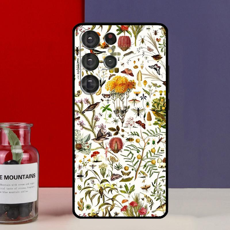 Garden Birds Funda Case For Samsung Galaxy S25 Ultra S9 S10 S20 S21 FE S22 S23 Plus S24 Ultra Phone Cover