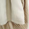 PARIGOT made in Japan Maxi length Pleated skirt F gold Waist rubber Women Used