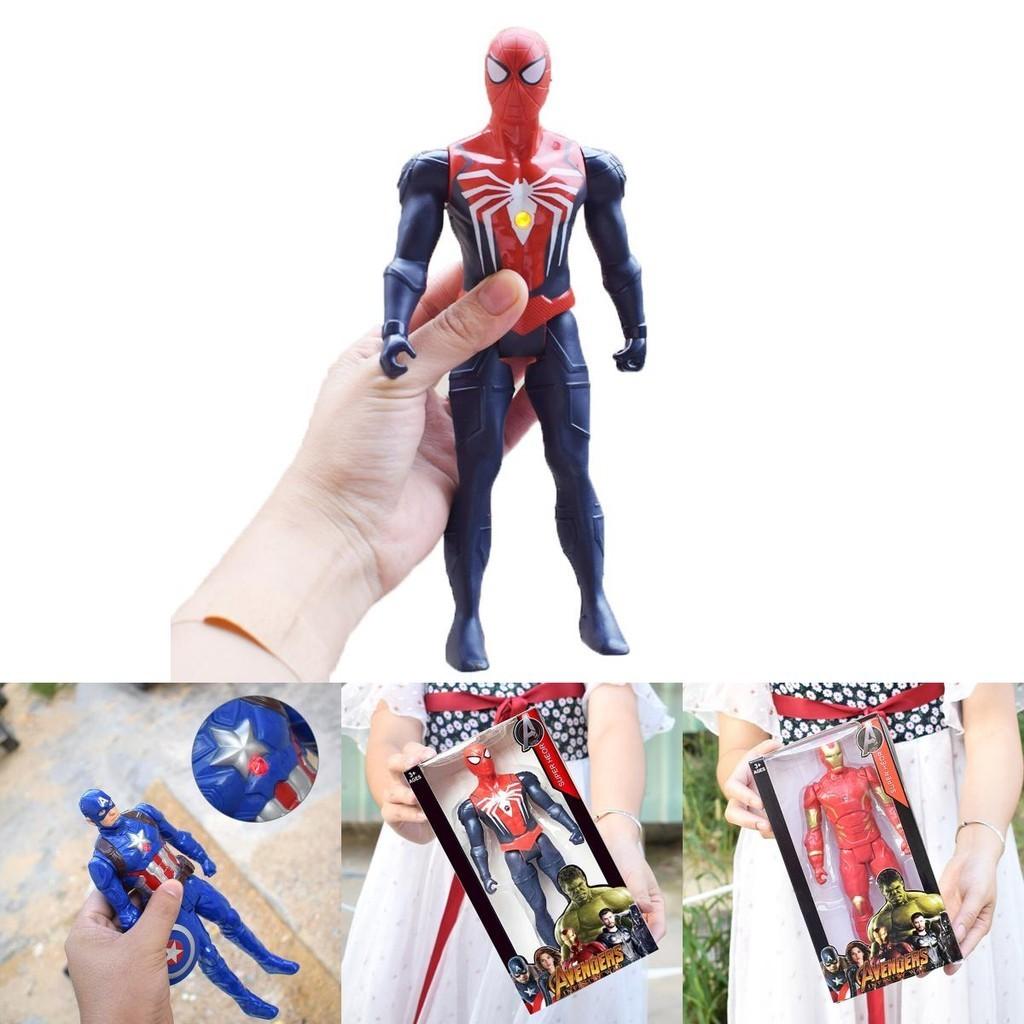 Marvel Avengers Superhero Action Figure With Led Light Ideal For Kids Gift And Decorative Collectibles