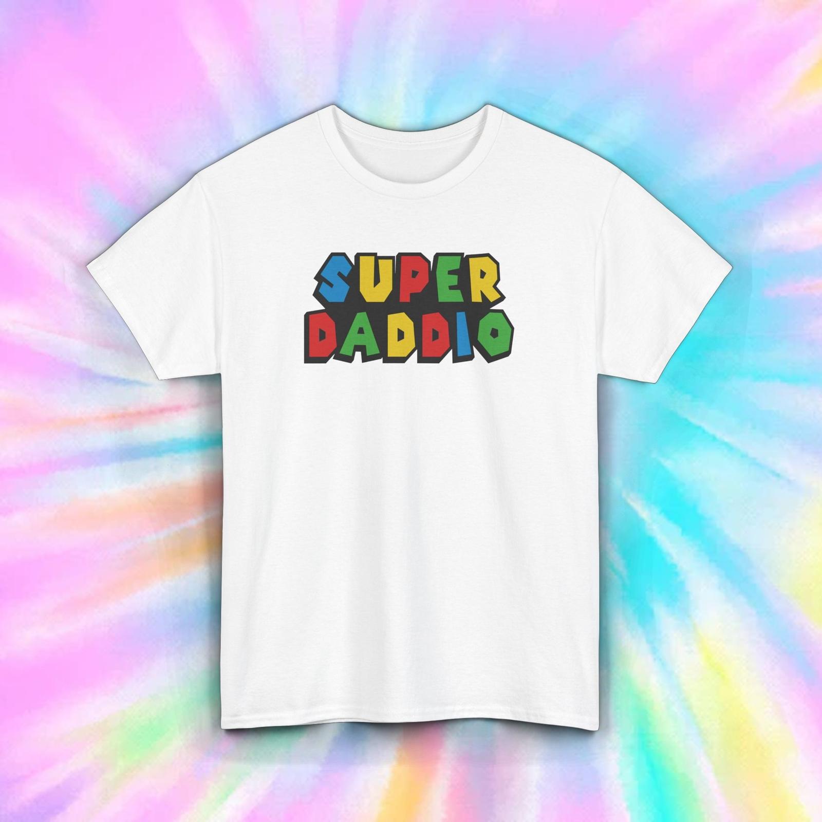 Super Daddio Shirt S-5XL Retro Style Funny Dad Gamer Father s Day Tee XXXXL