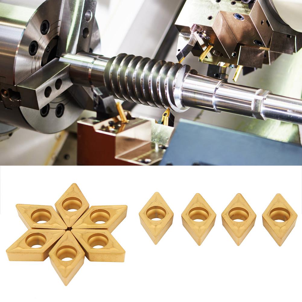 DCMT11T308 DCMT32.51 Carbide Inserts Blades Lathe Cutter Turning Tool for Steel Processing