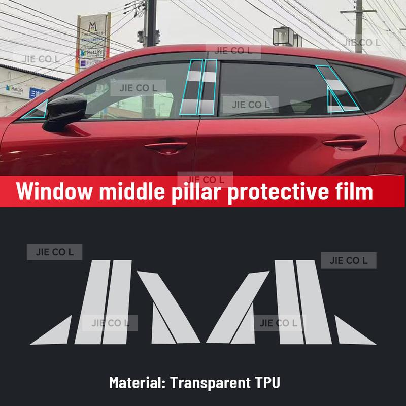Transparent TPU For MAZDA CX-60 2024 Car Center Console Media Dashboard Navigation Anti-scratch Protector Interior Film