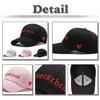 Embroidered Heart Design Free Casual CZ803 [White Fang] Hat, Size, Sports, Cap, Men's, Women's, (Black)