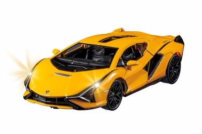 Joezen Cast World Light & Sound Series Lamborghini Sián Diecast Model JDC6043-YL