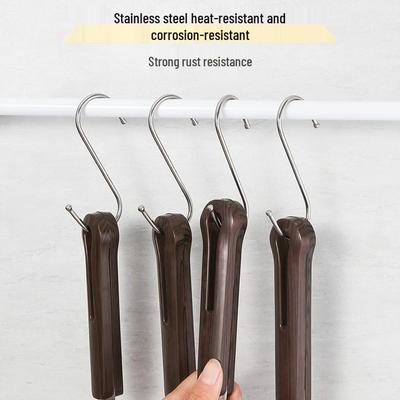 Multi-Purpose S-Shaped Iron Hook for Hanging In Bathroom or Kitchen