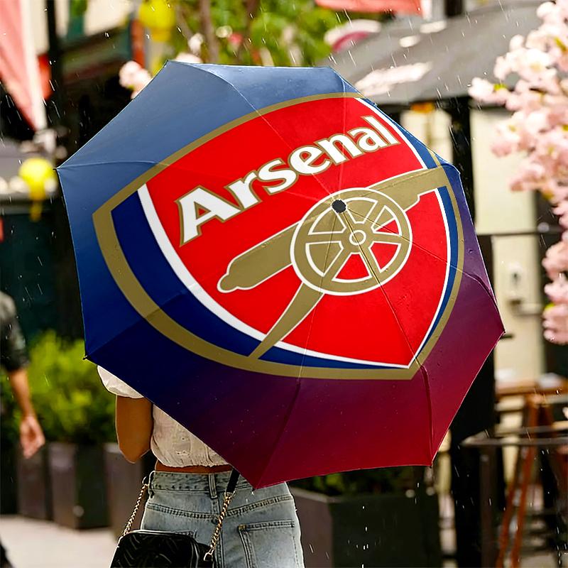 Football team.C Print Umbrella Automatic Opening/ Closing - Portable Foldable Design - Daily Use for Travel/Outdoor - Gift for Birthday