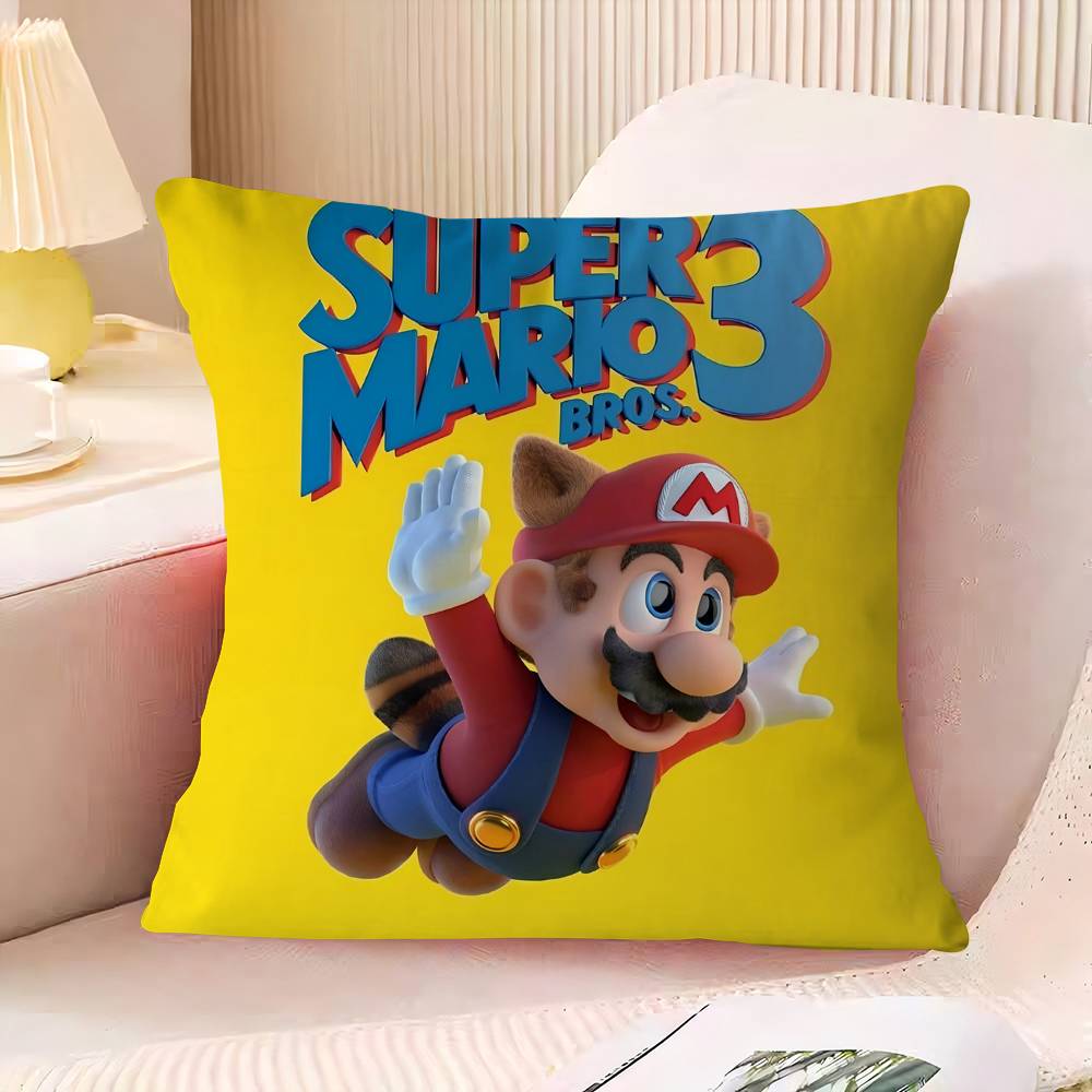 

Гра Super M-mario Персоналізована Наволочка Пилозахисний Чохол Спальня Дитяча Вечірка Декорація Наволочка День Народження Дитячий Подарунок 24x24Inch