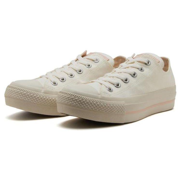 Converse All Star Plts Rubber Patch Ox Durable Shock Absorption Low Top Canvas Shoes Women sneaker White 31311530