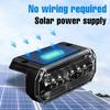 Vibration Activated Vehicle Warning Light Solar Powered Safety Strobe Light  Truck