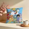 Fashion RRainbow Briteied Cushion Cover Stylish Washable Pillow Cover Ideal for Couch Bedroom Car Decoration