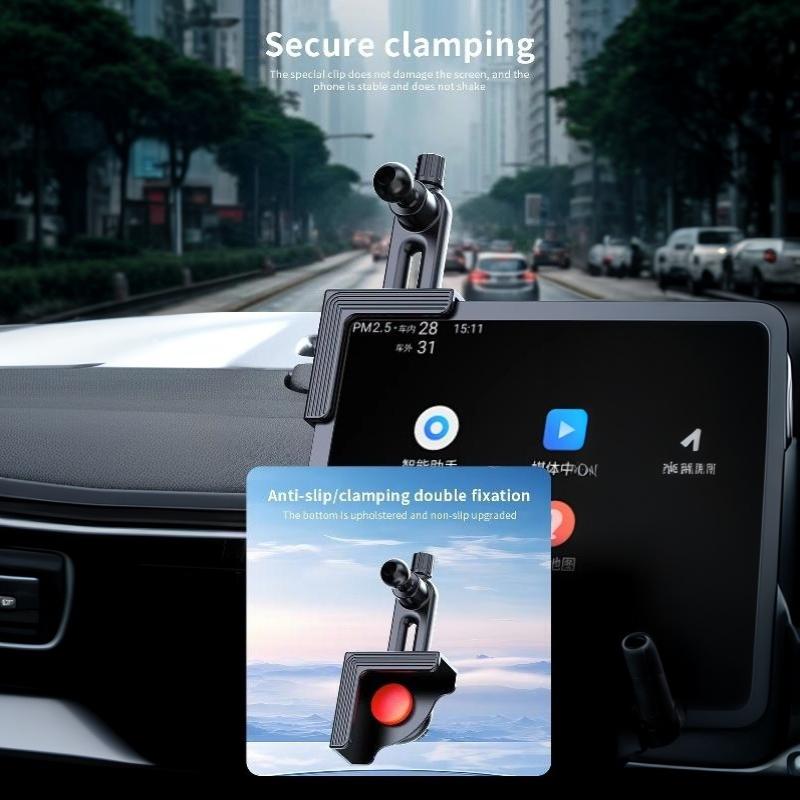 Gravity Phone Mount For New Energy Vehicle Touchscreens – Stable And Anti-Shake