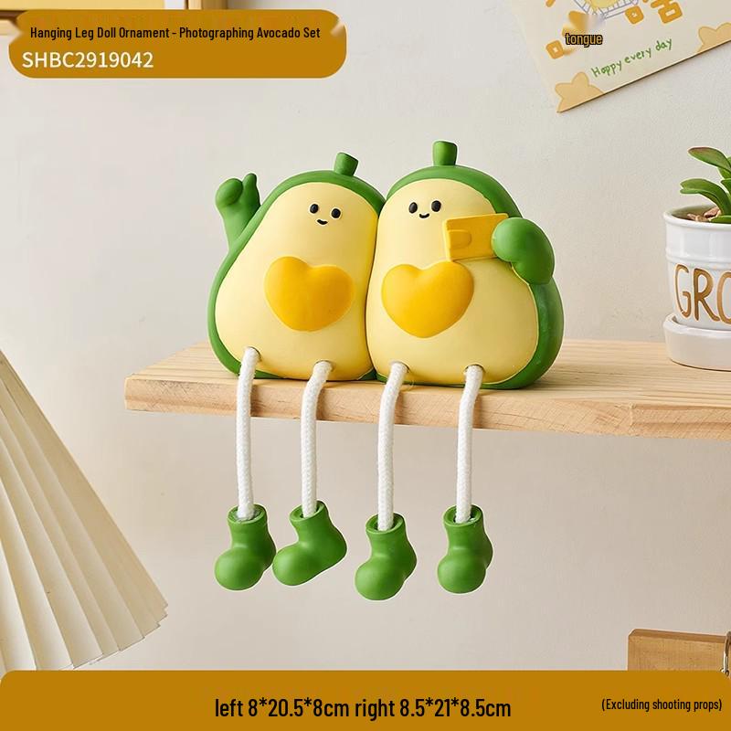 Dangle Leg Doll Ornament for Home or Children's Room Decor