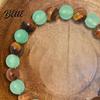 Casual Style Bracelet Artificial Crystal Beaded Good Luck 8mm Stone