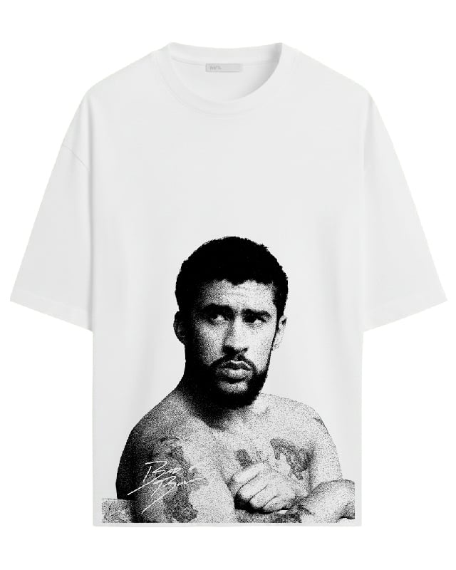 

BAD BUNNY 2026 Super Bowl Men Women Oversized Y2k Heaby Weight Cotton T-shirt Streetwear Harajuku Tee Female Male Clothing XXXL чорний