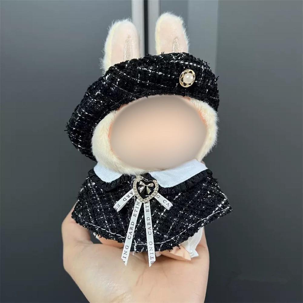 Sweet Princess Style Doll's Cloth for Labubu 17cm The Monster Outfit Accessories Clothing DIY Kids Gift High-quality Dress Cloak