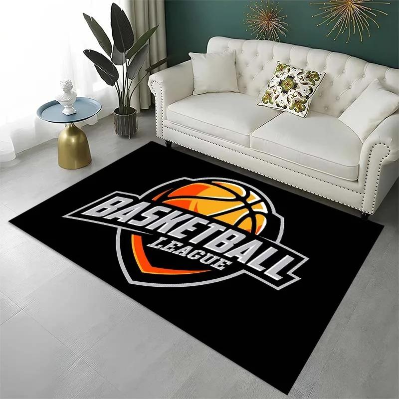 Basketball Pattern Floor Mats Door Decoration Home Living Room Floor Mats