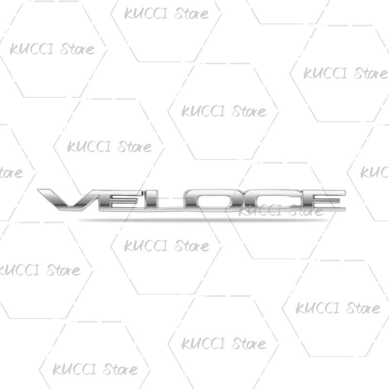 Autocollant de Voiture 3D VELOCE TI Logo Emblème Métallique Badge Autocollants Pour Alfa Romeo 159 155 Giulietta Giulia Junior Tonale Stelvio Mito 955