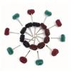 20pcs Mini Drill Abrasive Brush Nylon Buffing Polishing Wheel with 2.35mm Shank Grinding Sanding Head for Dremel Rotary Tool