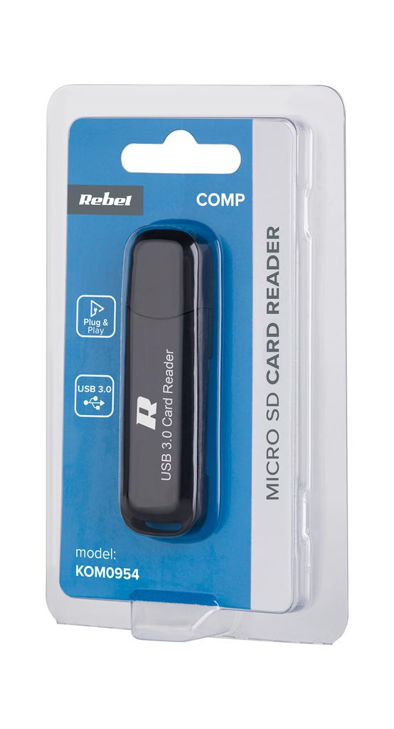 Rebel microSD miniSD USB 3.0 SD Card Reader