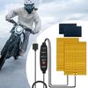 Beheizte Motorradgriffe Beheizte Rutschfeste Wärmer Warme Fahrzeugheizgriffe Pad Für Winter Outdoor Fahren Radfahren Touring Autobahn