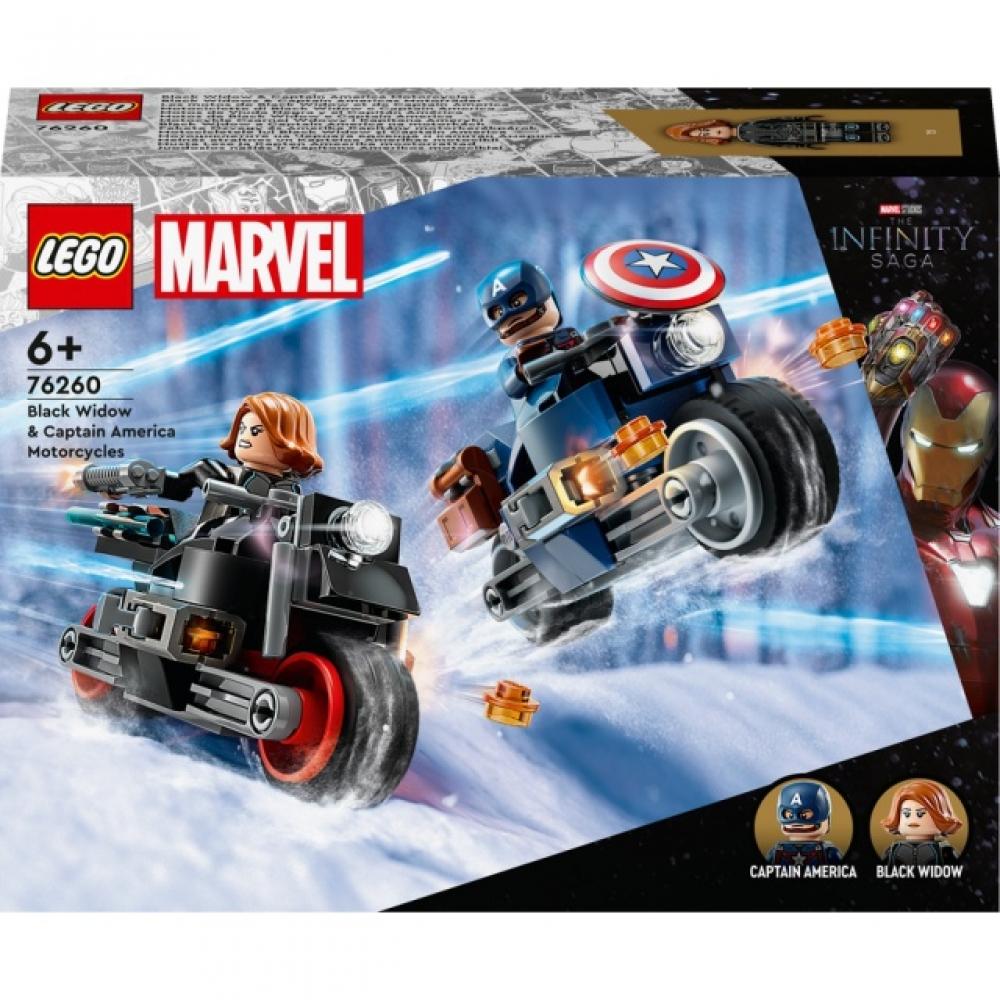 

Мотоцикл «Черная вдова и Капитан Америка» LEGO 76260