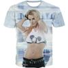 Women/men Summer Fashion 3D Britney Printing T Shirt Casual Short Sleeve Tops Tee Sports Wear Unisex Kids Summer T Shirt
