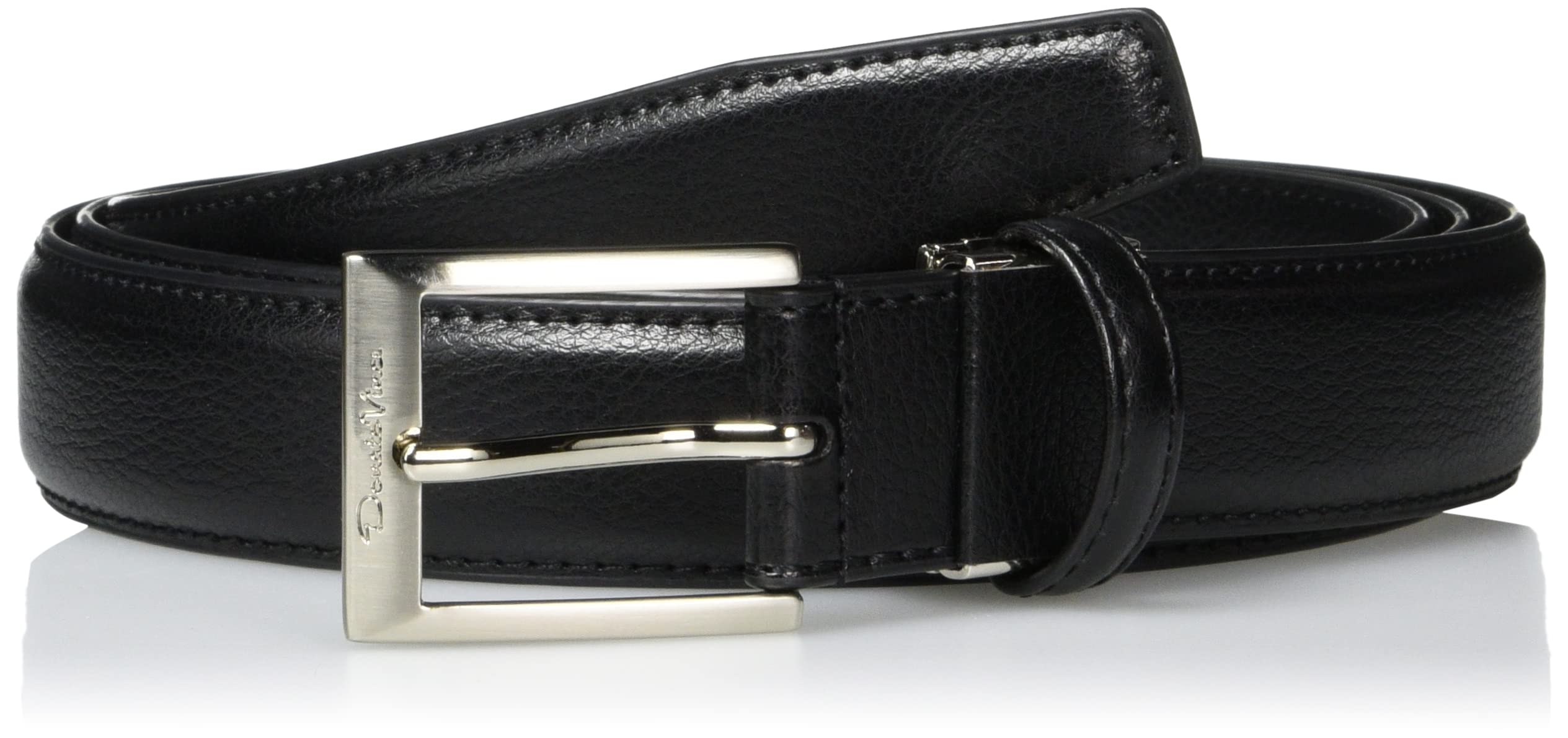 [Konaka] [Free Adjust Belt] Black Long Belt  Fits waist up to 130cm  Easy slide adjustment  Pin type