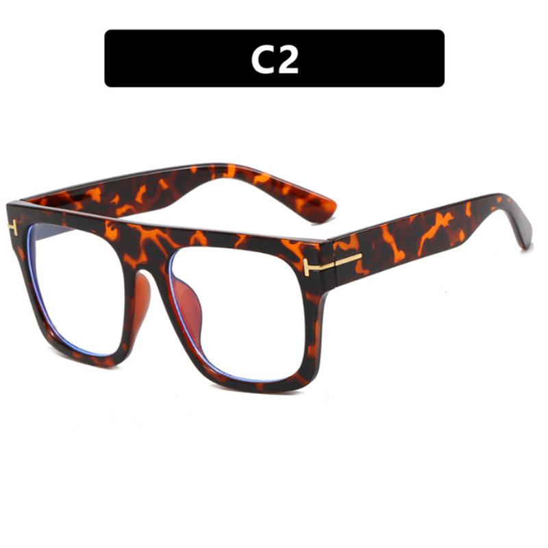 Oversize Square Frame Clear Lens Glasses Metal Hinge Myopia Nerd Spectacles Degree -0.5 -1.0 -2.0 -3.0 -4.0 to -6.0