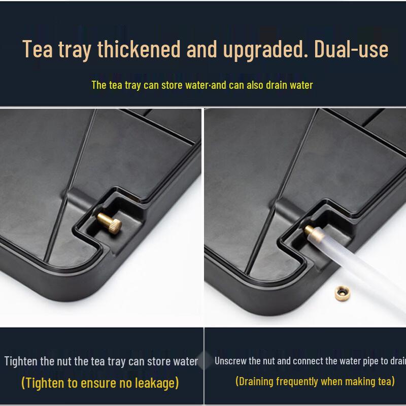 Minimalist Black Pottery Kung Fu Tea Set