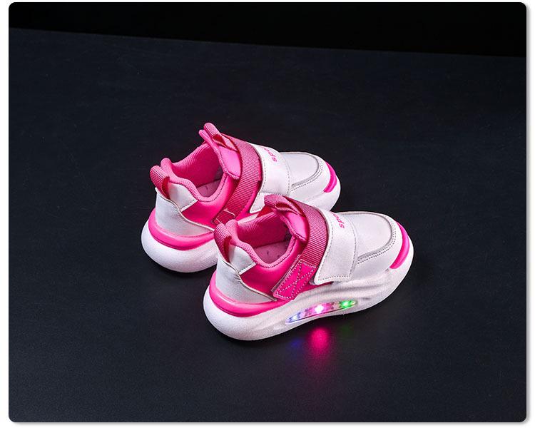 Leuchtende Sneaker für Kinder - Trendige Laufschuhe mit weicher Sohle für Jungen & Mädchen, Lässiger Stil für Frühling/Herbst