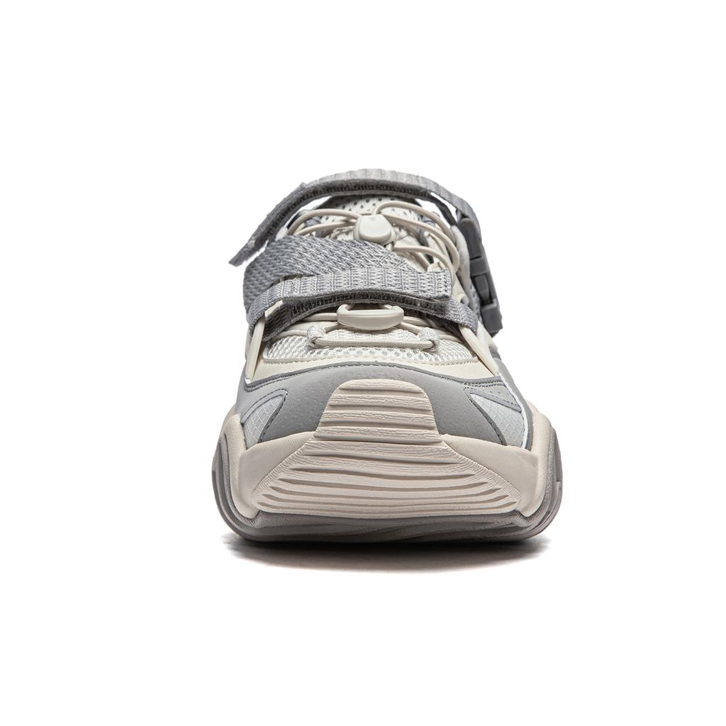 New LiNing Sichuan Tour Anti-Slip Wear-Resistant Low-Top Casual Shoes Men's Silver Birch Gray AGCU183-3