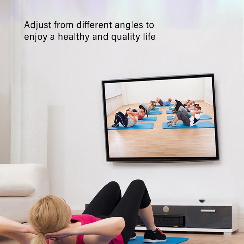 MultiAngle Rotating Wall Mount Bracket for 14-24Inch LED TVs Monitors Flexible Viewing Positions Space Saving Design