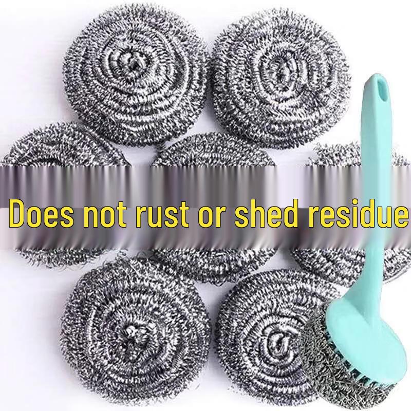 Extra Large Stainless Steel Scourer Balls, 40-Pack